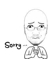 Jancokinaja Sorry Sticker