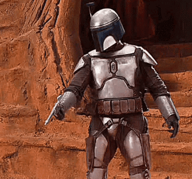 Jango Fett Star Wars Bounty Hunter GIF