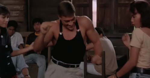 Jcvdance Dance GIF. This 498 x 260 animated GIF is part of our jean claude van damme bailando collection. Related themes include dance, dancing, party. View…
