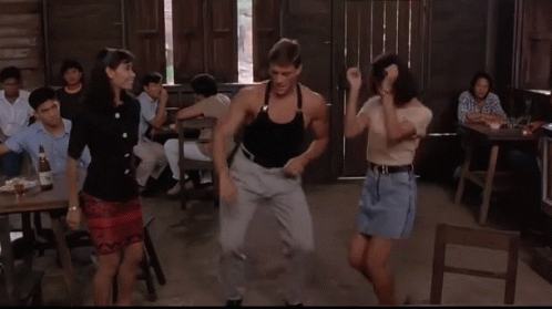Jean Claude Van Damme Dancing GIF. This 498 x 279 animated GIF is part of our jean claude van damme bailando collection. Related themes include dancing…