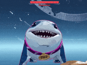 Jeff Land Shark GIF