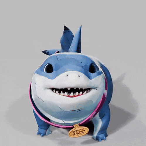 Jeff Land Shark GIF