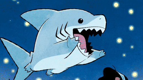 Jeff Land Shark GIF