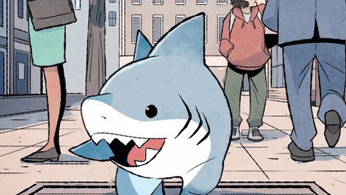 Jeff Land Shark GIF