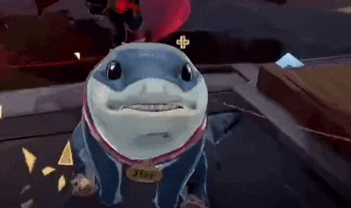 Jeff Land Shark GIF