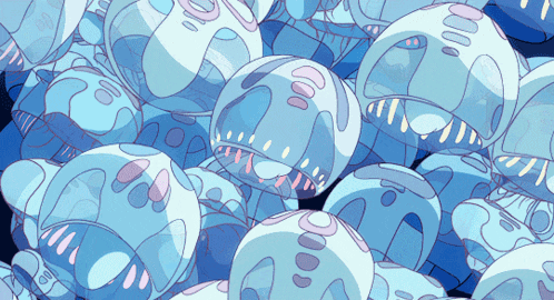 Jellyfish Blue GIF