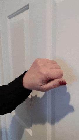 Jen Campbell Knocking On Door GIF