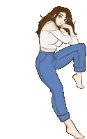 Jenn Jenn Robin Evans Sticker