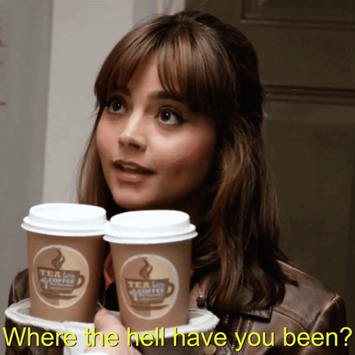 Jenna Coleman Doctor Who GIF. This 498 x 498 animated GIF is part of our jenna louise coleman collection. Related themes include coffee, cute. Created by…