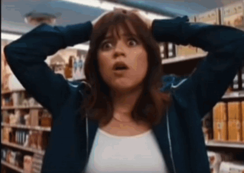 Jenna Ortega Surprised Black Guy GIF