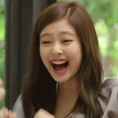 Jennie Clapping Jennie Laughing GIF