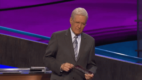 Jeopardy Alex Trebek GIF. This 498 x 280 animated GIF is part of our jeopardy music collection. Created by ALittleBitter. View the original animation, share…