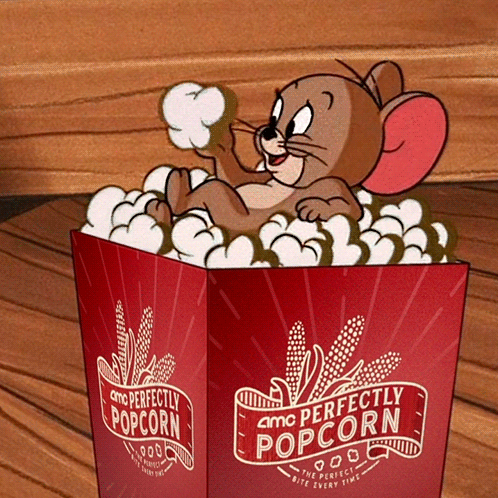 Jerry Eating Amc Perfectly Popcorn GIF