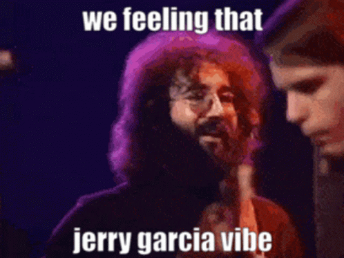 Jerry Garcia Vibe GIF. This 498 x 373 animated GIF is part of our grateful dead collection. Created by Goofyaaahunclejerry. View the original animation…