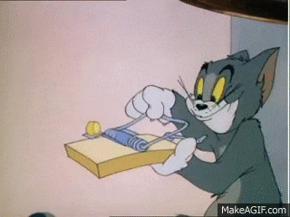 Jerry Traped GIF