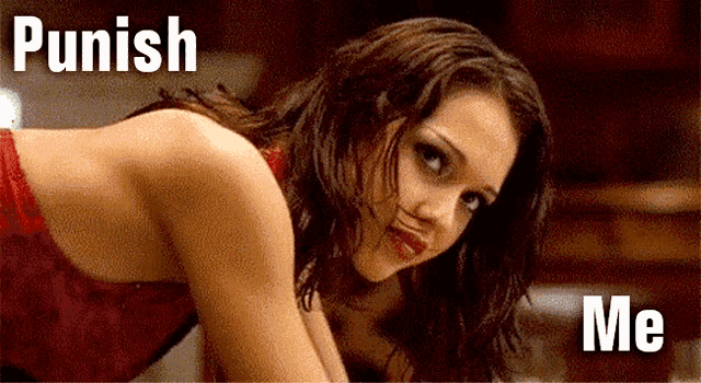 Jessica Alba Punish Me GIF