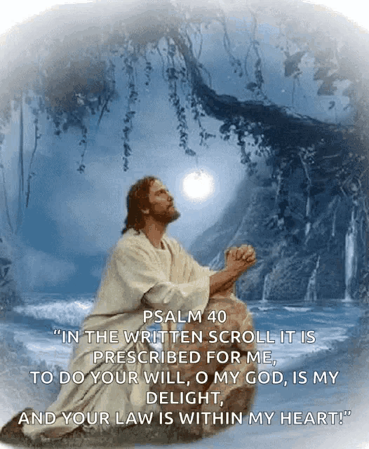 Jesus Christ Praying GIF