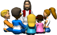 Jesus Group Sticker