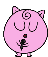 Jigglypuff Pokemon Sticker