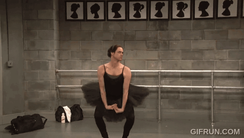Jim Carrey Black Swan GIF