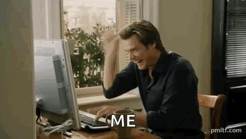Jim Carrey Jim Carrey Typing GIF