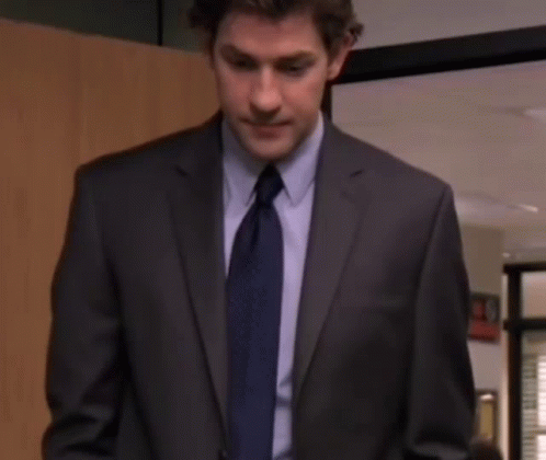 Jim Halpert John Krasinski GIF. This 498 x 420 animated GIF is part of our the office no collection. Related themes include michael scott, oh no, steve…