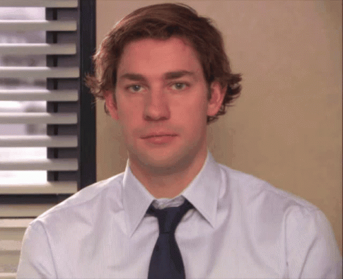 Jim Jim Halpert GIF. This 498 x 406 animated GIF is part of our the office no collection. Related themes include cute, phew, scared. Created by AvG_0902…