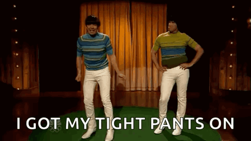Jimmy Fallon Knickers GIF. This 498 x 281 animated GIF is part of our tight pants collection. Related themes include silly. Created by Jacqueline52. View…