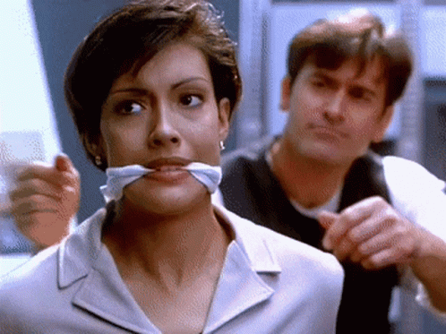 Jocelyn Seagrave Gagged GIF