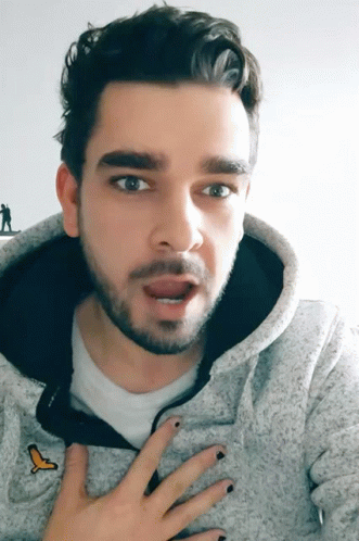 Joey Cole Spoopmooster GIF. This 331 x 498 animated GIF is part of our hand on chest collection. Related themes include happy, heart, surprise. Created by…