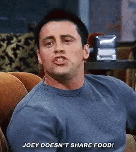 Joey Doesnt Share Food Friends GIF. This 268 x 300 animated GIF is part of our joey doesnt share food collection. View the original animation, share it, or…