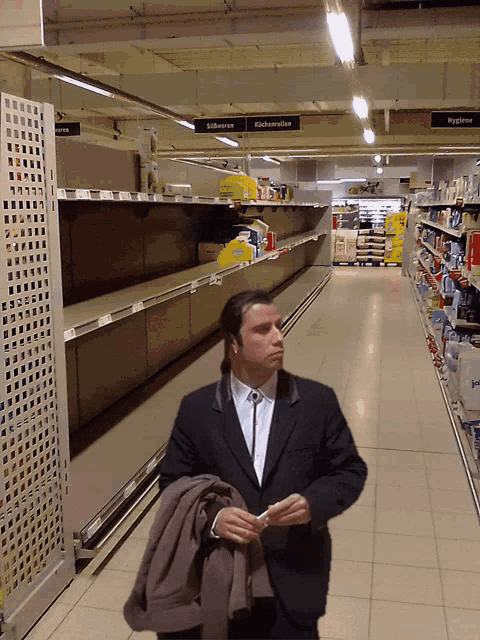 John Travolta Looking Around GIF