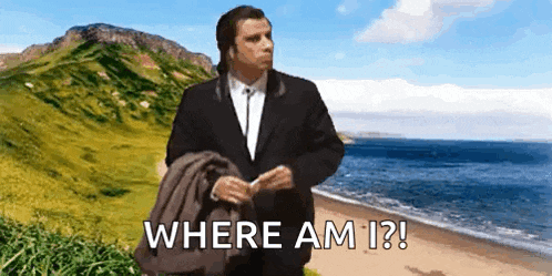 John Travolta Where Am I GIF