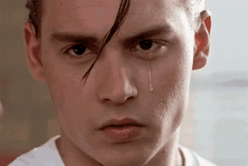 Johnny Depp Tears GIF