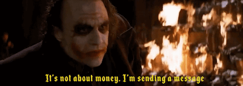 Joker Batman GIF. This 498 x 177 animated GIF is part of our joker burning money collection. Related themes include batman, joker, meme. Created by…