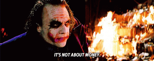 Joker Burning GIF. This 498 x 199 animated GIF is part of our joker burning money collection. Related themes include joker, money. Created by mcmiller309…
