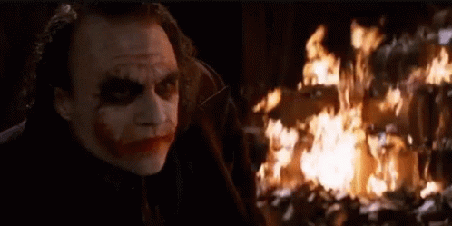Joker Heathledger GIF. This 498 x 249 animated GIF is part of our joker burning money collection. Related themes include batman, joker. Created by…