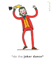 Joker Joker Dance Sticker
