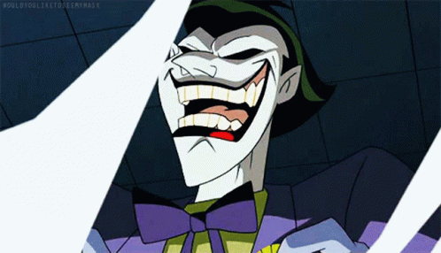 Joker Laughing Hysterically GIF