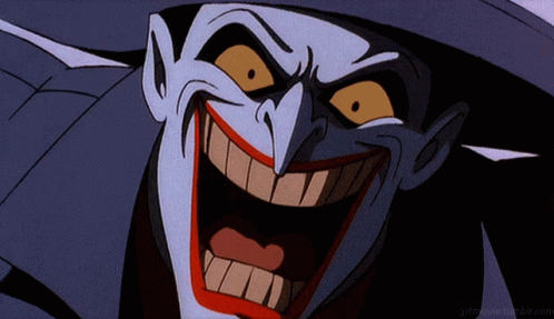 Joker Maniacly Laughing GIF