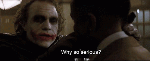 Joker Why So Serious GIF