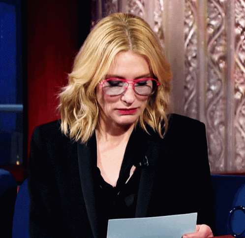 Joking Cate Blanchett GIF