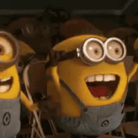 Jolly GIF. This 200 x 200 animated GIF is part of our minions cheering collection. Created by freezoe. View the original animation, share it, or browse…