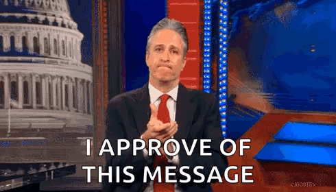 Jon Stewart Clap GIF