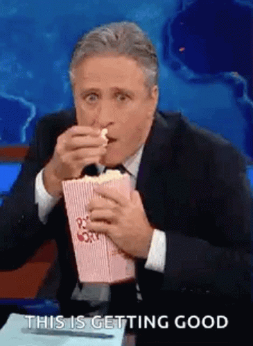 Jon Stewart Eat GIF. This 365 x 498 animated GIF is part of our get your popcorn ready collection. Related themes include anxious, eat, eating. Created by…