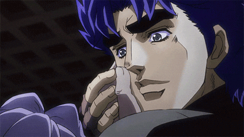 Jonathan Joestar Sad GIF