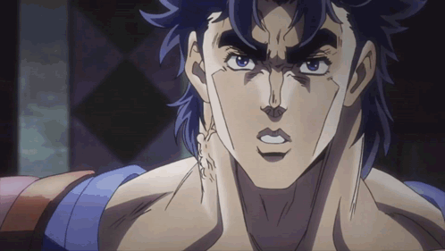 Jonathan Joestar Vs Dio Brando Hamon Vs Vampirism GIF
