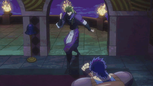 Jonathan Joestar Vs Dio Brando Hamon Vs Vampirism GIF