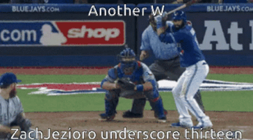 Jose Bautista Zachjezioro 13 GIF. This 498 x 277 animated GIF is part of our jose bautista collection. Created by JudgeSucks. View the original animation…