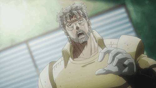 Joseph Joestar Old GIF. This 498 x 281 animated GIF is part of our jojo oh no collection. Created by MouriKogoro96. View the original animation, share it…